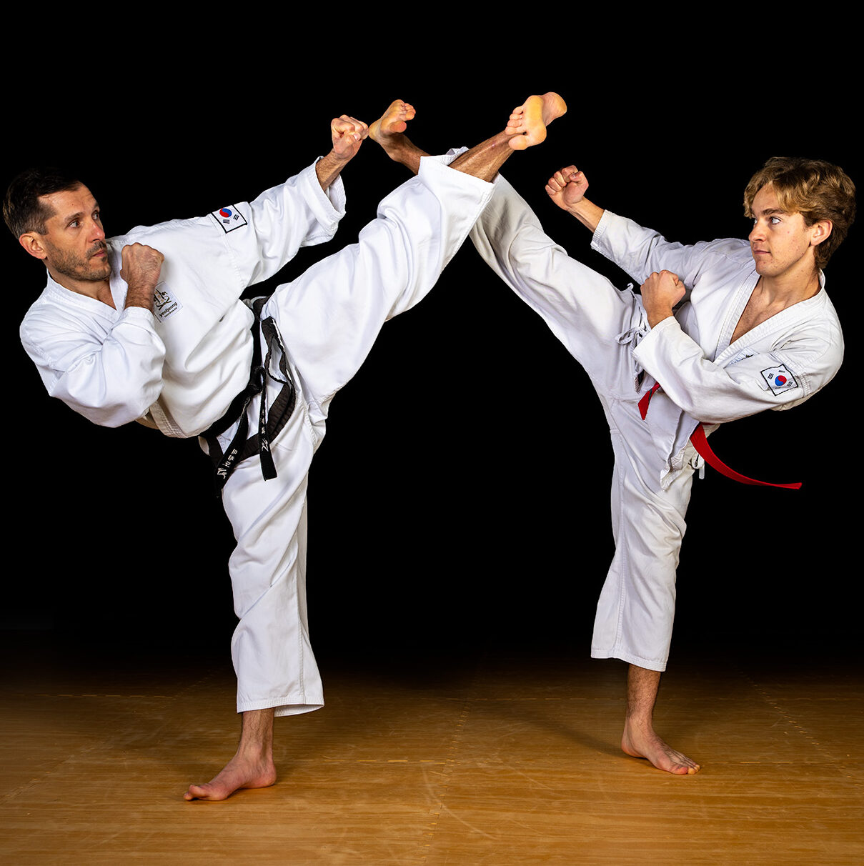 Freikampf im traditionellen Taekwondo