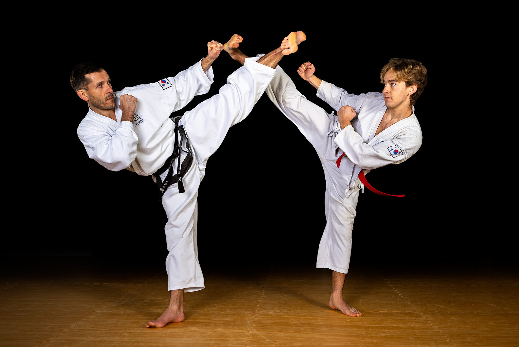 Freikampf im traditionellen Taekwondo