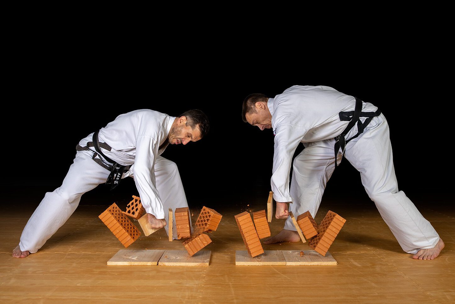 Bruchtest im traditionellen Taekwondo